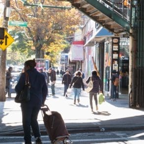 New York street scene