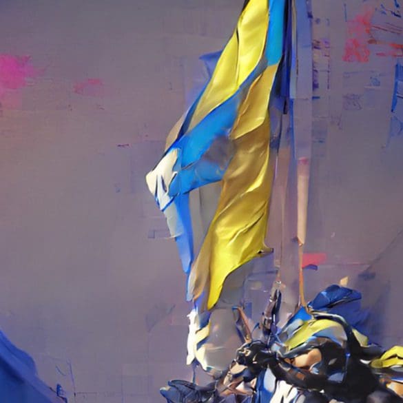 NFT of Ukraine flag