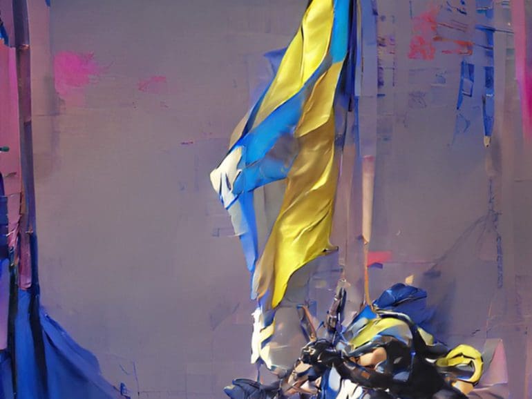 NFT of Ukraine flag