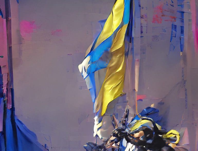 NFT of Ukraine flag