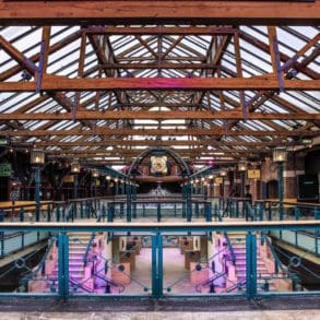 The main entry hall of the Tobacco Dock, Whitechapel, London