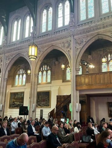 Photo showing the hall at IFGS 2022