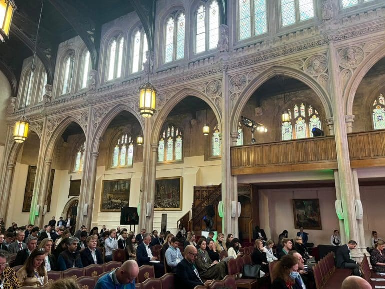 Photo showing the hall at IFGS 2022