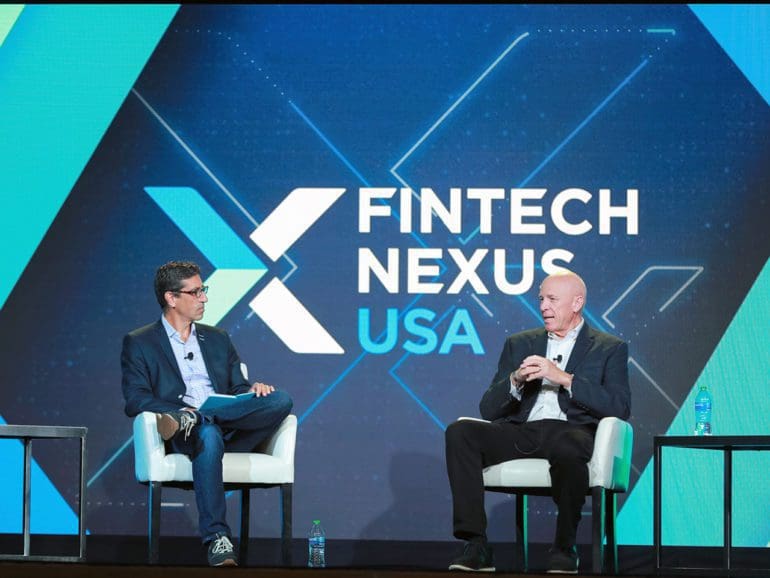 Alan Lane and Terry Angelos at Fintech NEXUS 2022