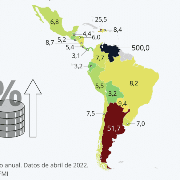 latam inflation map