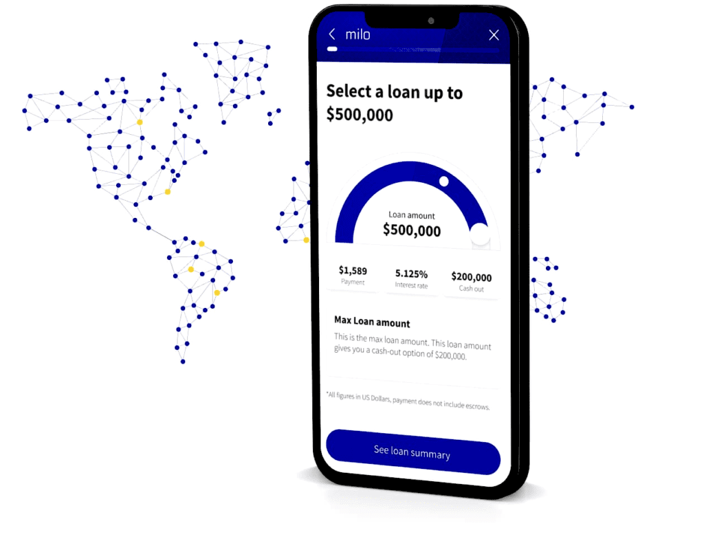 Milo credit app dashboard