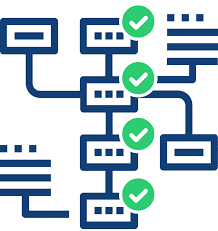 Graphic showing network connections