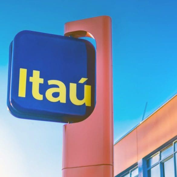 itau bank sign