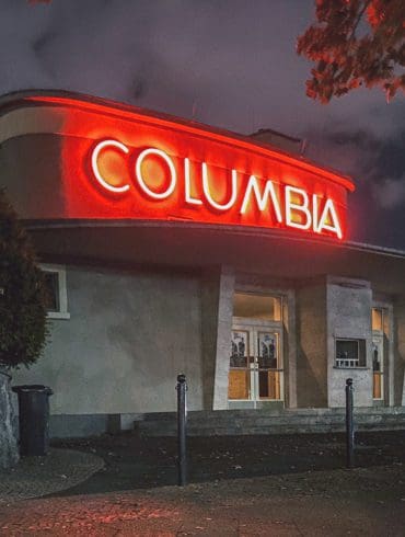 Columbia building sign