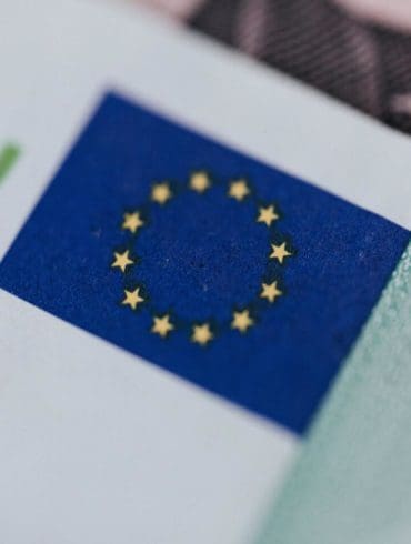 european union flag, yellow stars in a circle blue background