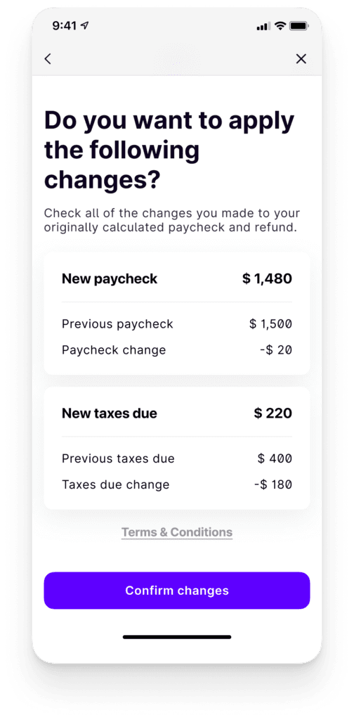paycheck changes implications