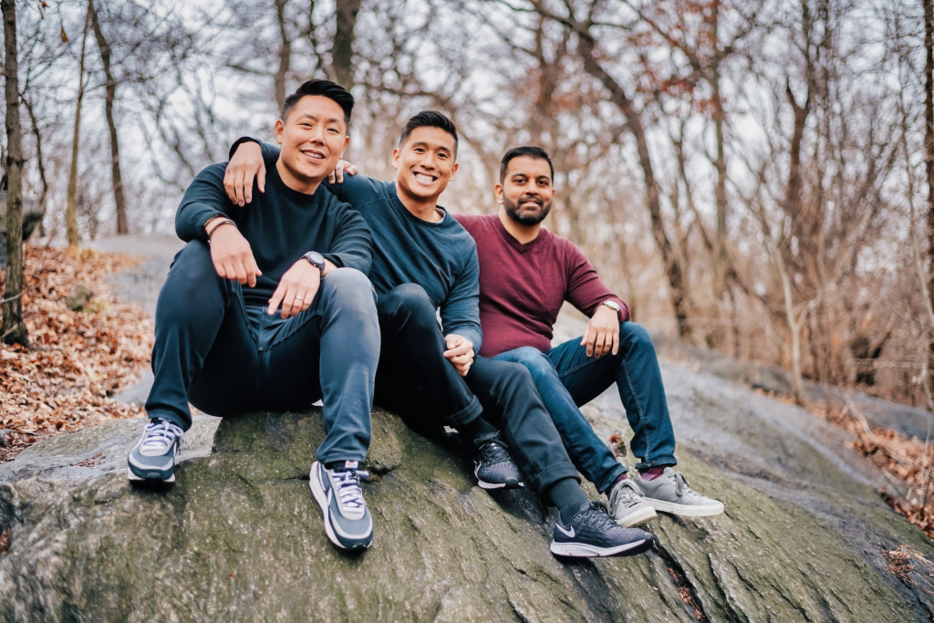 Kurtis Lin, Anish Basu and Curtis Lee of Pinwheel