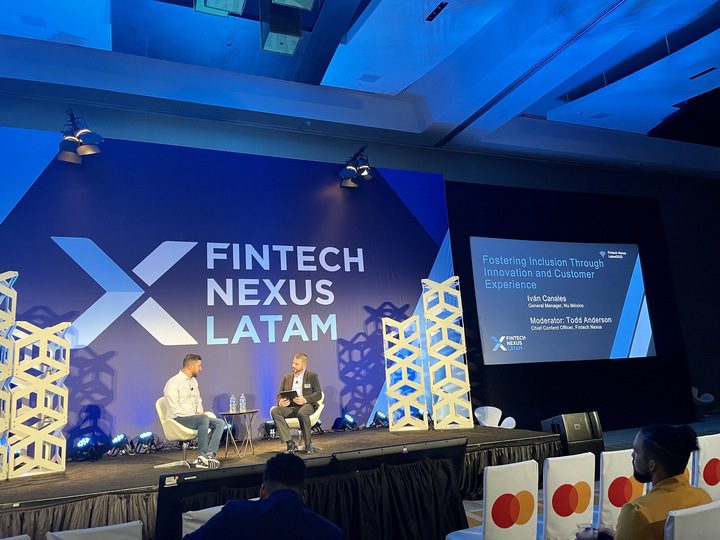 Iván Canales, general manager at Nu México, at Fintech Nexus Latam 2022.