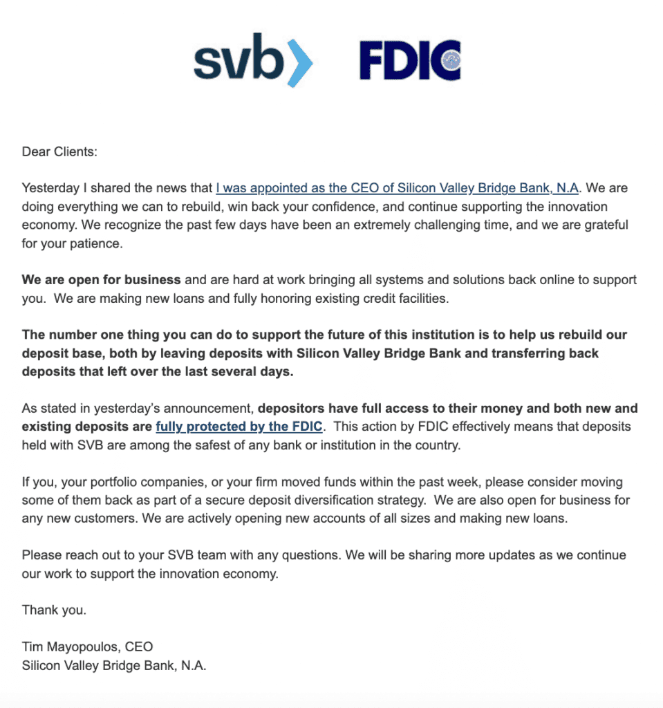 svb letter