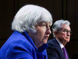 Secretary of the Treasury Janet Yellen and Federal Reserve Board Chair Jerome Powell