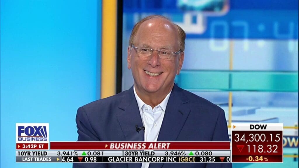Larry Fink, CEO of Blackrock, on Fox News