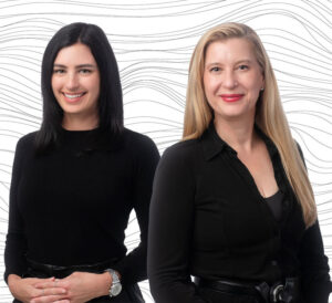 Alana Levine, CRO, and Nicky Senyard, CEO and Founder of Fintel Connect