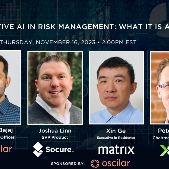 Oscilar webinar: Generative Ai in Risk